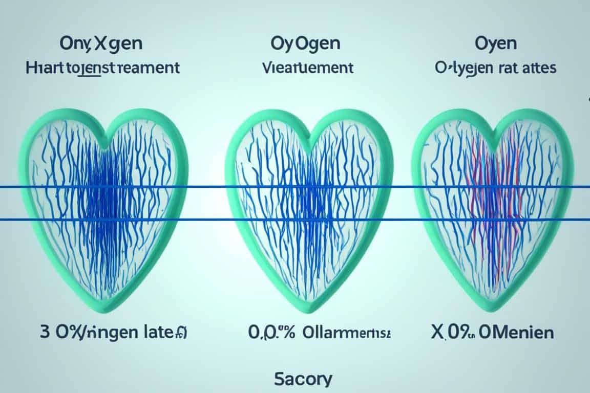 Impact of oxygen flow rate on heart failure and heart attack treatment efficacy