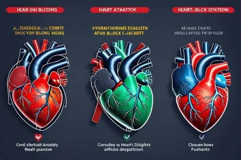 Is heart attack and heart block same