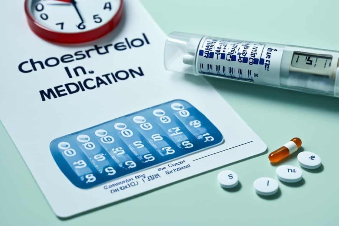 What should I do if I miss a dose of my cholesterol-lowering medication?
