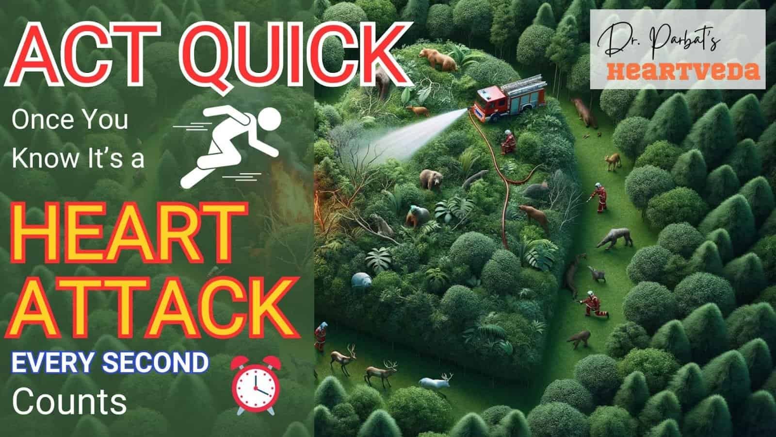 Blog Banner: ACT Quick Once You Know It's a Heart Attack, Every Second Counts - Dr. Biprajit Parbat - HEARTVEDA