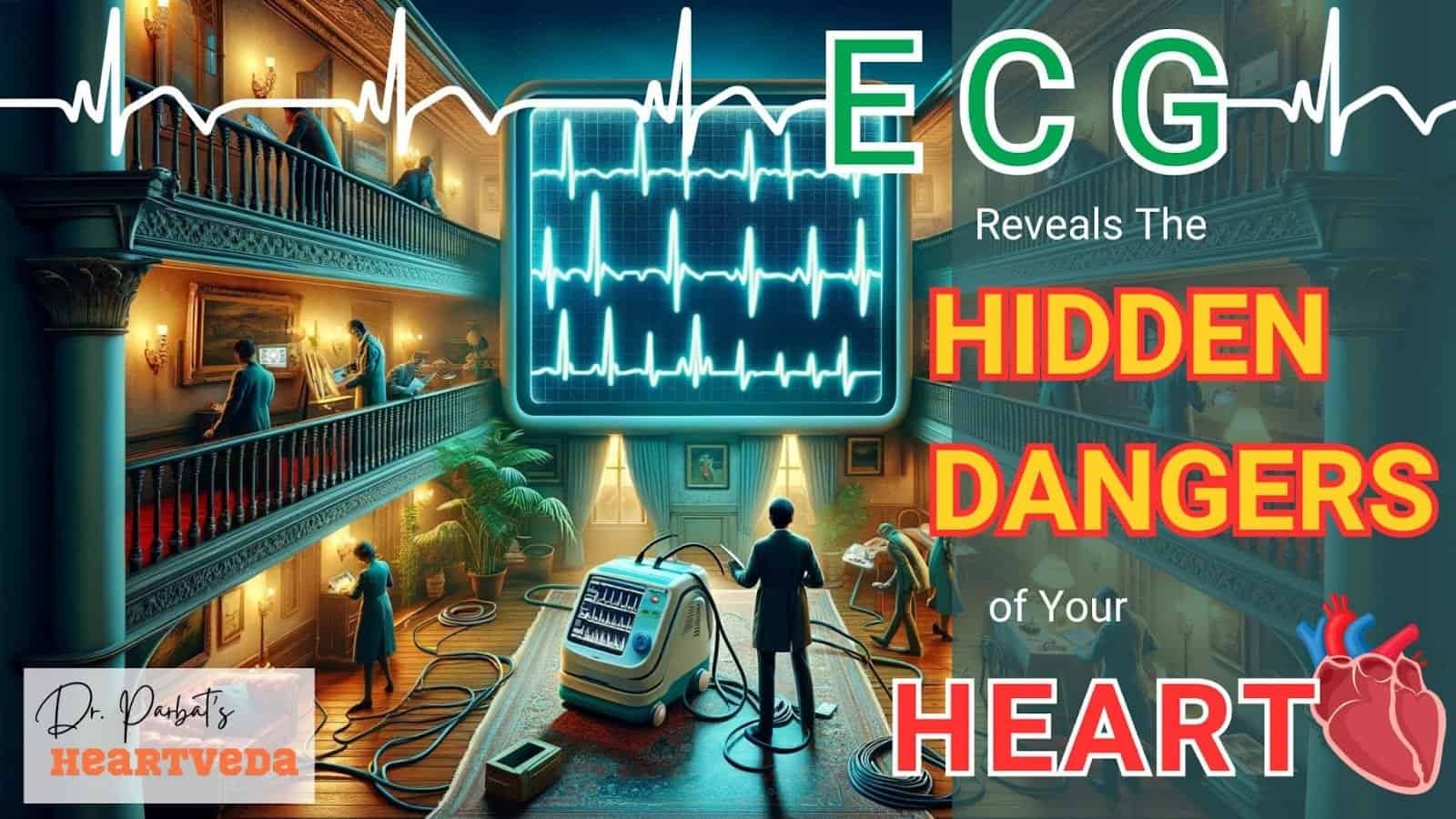 Blog Banner: Understanding Electrocardiogram (ECG) for Diagnosing Heart Attacks - Dr. Biprajit Parbat - HEARTVEDA