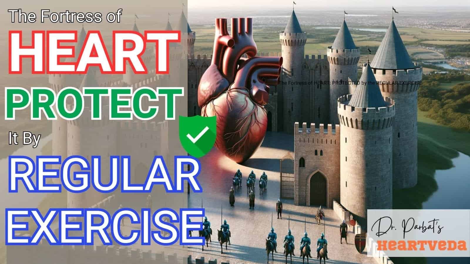 Blog Banner: Heart can be Protected by Regular Exercise - Dr. Biprajit Parbat - HEARTVEDA