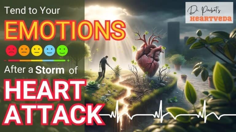 Blog Banner: Tend to Your Emotions After a Storm of Heart Attack - Dr. Biprajit Parbat - HEARTVEDA