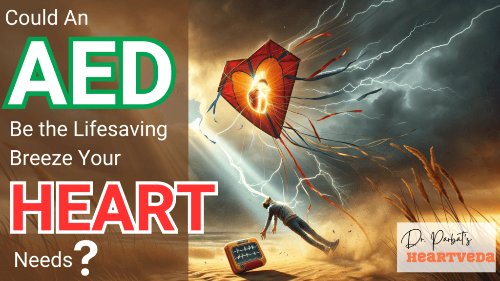 Blog Banner: AED can be a lifesaver in cardiac emergencies - Dr. Biprajit Parbat - HEARTVEDA