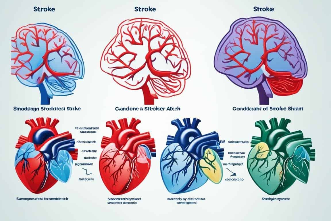 What is the difference between a stroke and a heart attack?